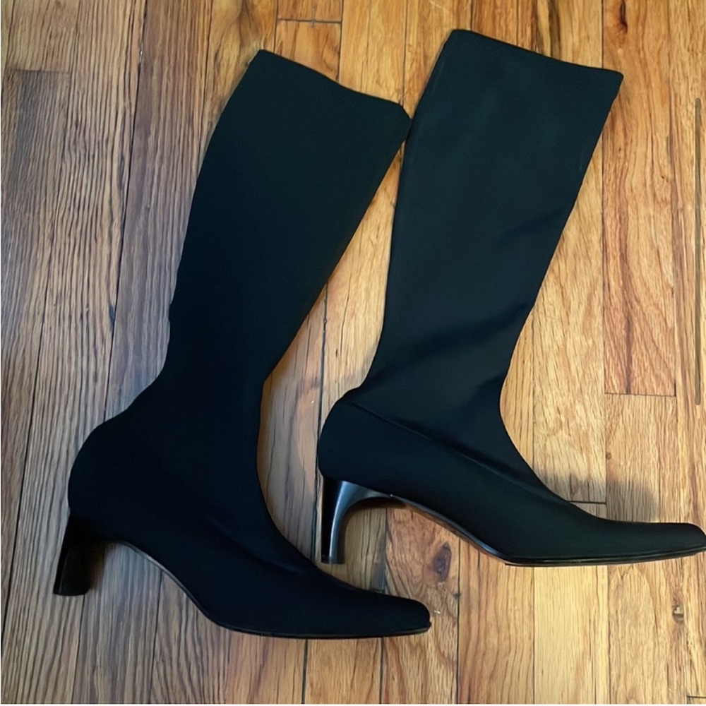 Anne Klein Black Heeled Boots